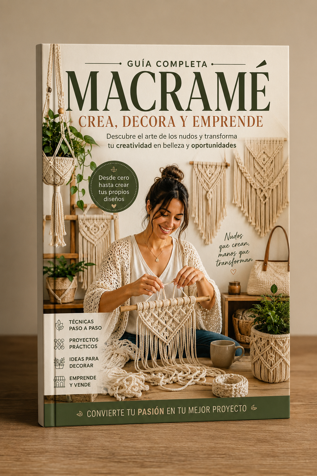 Emprende con Macramé + 6 BONOS: Comienza a GANAR dinero con esta habilidad